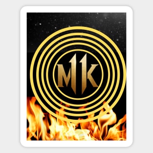 Mortal Kombat Flame Sticker